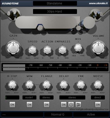 Roundtone – Multitrack tape machine and Delay