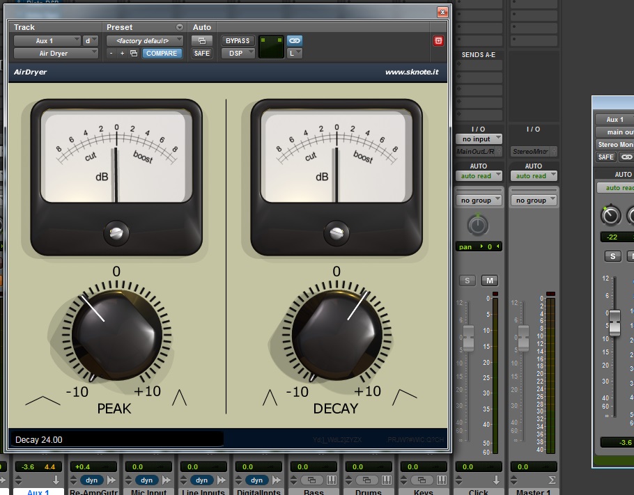 AirDryer AAX-DSP – Control peaks, remove tails. No thresholds.