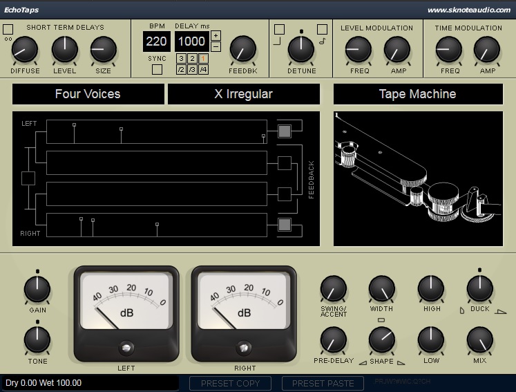 EchoTaps Delay – Instructions