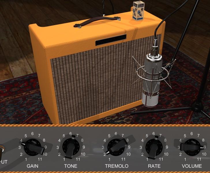 Deluxe1 – A carefully hand-crafted model of a classic vintage guitar tube amplifier.