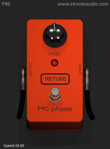 P90 phaser – A faithful model of one of the best modulation effects.