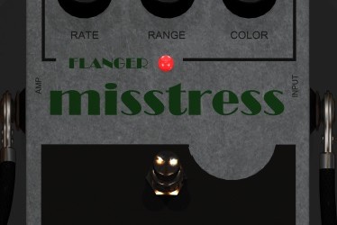 MissTress – Classic Flanger pedal for Guitar, Bass and a lot of sources.