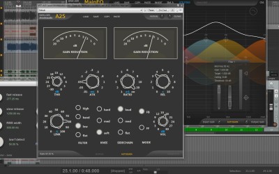 A25 – A model of a Classic Stereo Bus Compressor. Enhanced.