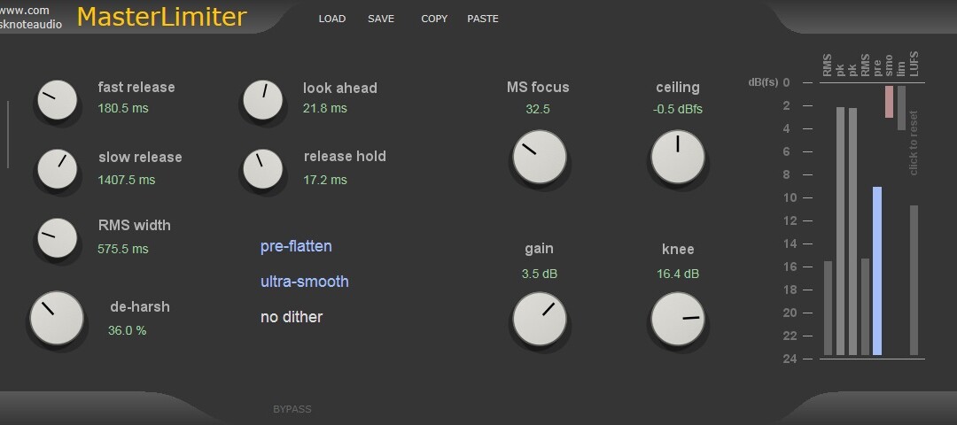 MasterLimiter – Mastering Brickwall Limiter and mastering tools.