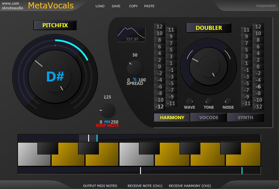MetaVocals – The best auto-tuning, doubling, harmonising, vocoding and voice-to-synth tool.