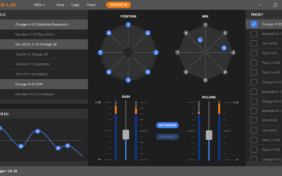 IR-Lab – Fine tuning, blending and exporting cabinets made simple.